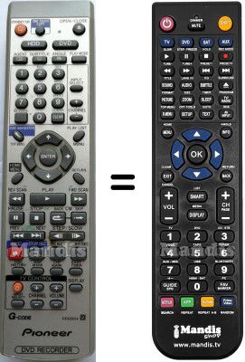 Comandos à distância equivalente VXX2934