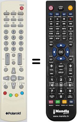 Comandos à distância equivalente REMCON2213