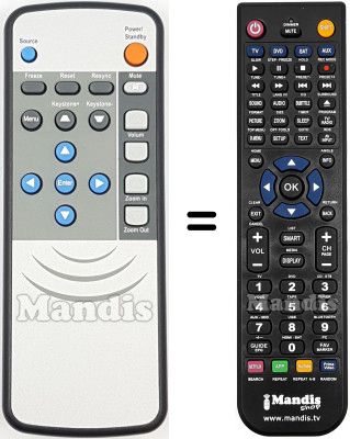 Comandos à distância equivalente REMCON2226