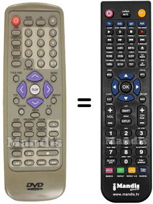 Comandos à distância equivalente Diamond REMCON564