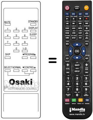 Comandos &agrave; dist&acirc;ncia equivalente 0822 88603