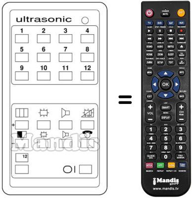 Comandos &agrave; dist&acirc;ncia equivalente 3405 / 0120.37