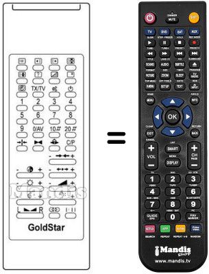 Comandos à distância equivalente LG CBT 2162 M