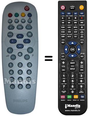 Comandos à distância equivalente PYE 14 PT 1574 / C Comandos à distância equivalente PYE 14 PT 1574 / C