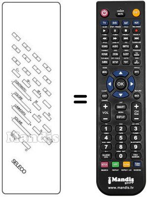 Comandos à distância equivalente STERN 2886