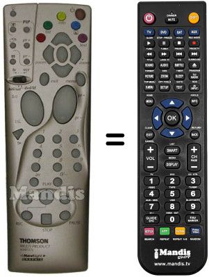 Comandos à distância equivalente Arc En Ciel 42 WM 04 ST Comandos à distância equivalente Arc En Ciel 42 WM 04 ST