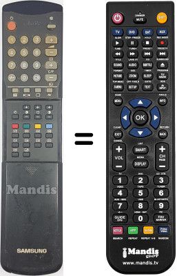 Comandos à distância equivalente 3F14-00033-061