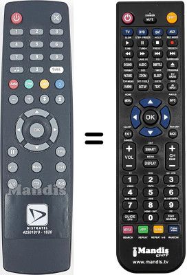 Comandos &agrave; dist&acirc;ncia equivalente 42501810-1820