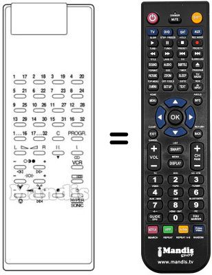 Comandos à distância equivalente FS 2