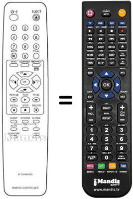 Comandos à distância equivalente LG KB 14U71 Comandos à distância equivalente LG KB 14U71