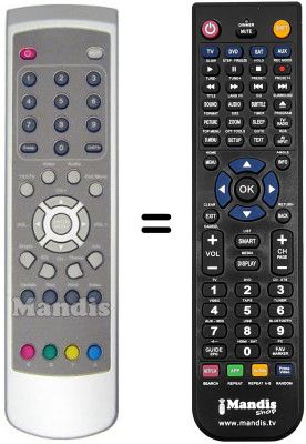 Comandos à distância equivalente BLOOM BL 20 LTA