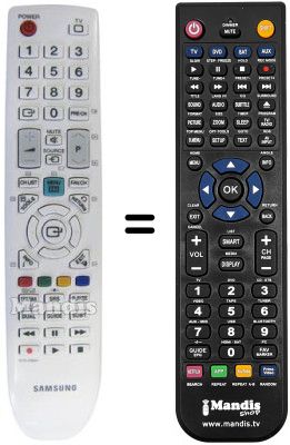 Comandos à distância equivalente Samsung BN59-00864A