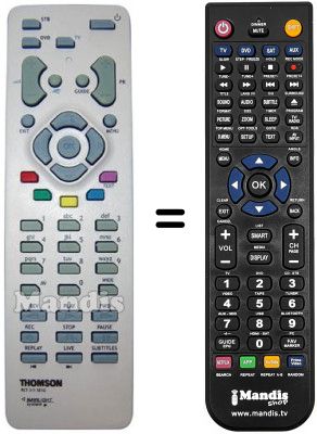 Comandos à distância equivalente Arc En Ciel DTI 2305 Comandos à distância equivalente Arc En Ciel DTI 2305