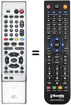 Comandos à distância equivalente VOXSON VXN-L32HDG