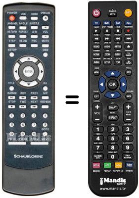 Comandos à distância equivalente JX-1000C(2)