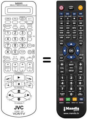Comandos à distância equivalente LP 20667-003