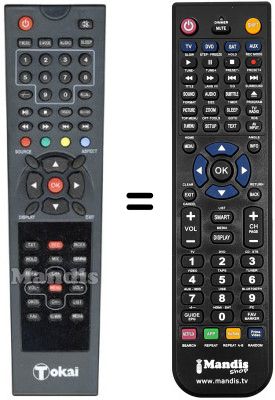 Comandos &agrave; dist&acirc;ncia equivalente Tokai LTL 1902 S