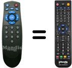 Comandos &agrave; dist&acirc;ncia equivalente Metronic 441531