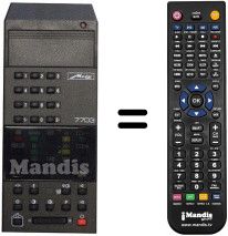 Comandos à distância equivalente Metz 7757