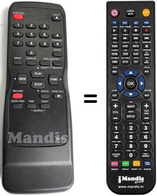 Comandos &agrave; dist&acirc;ncia equivalente Funai 27A-454