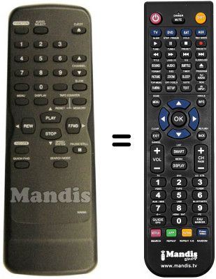 Comandos &agrave; dist&acirc;ncia equivalente Funai 30A-450