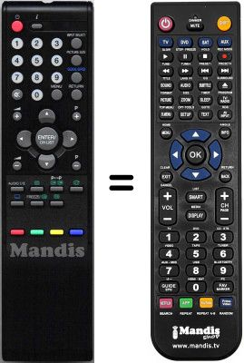 Comandos &agrave; dist&acirc;ncia equivalente Orion 32 LB 1000 H