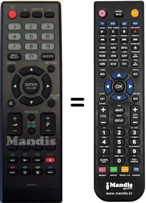 Comandos &agrave; dist&acirc;ncia equivalente Orion 076R0TR011