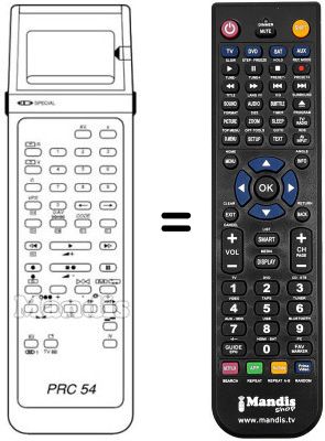 Comandos à distância equivalente Schaub Lorenz SL 300