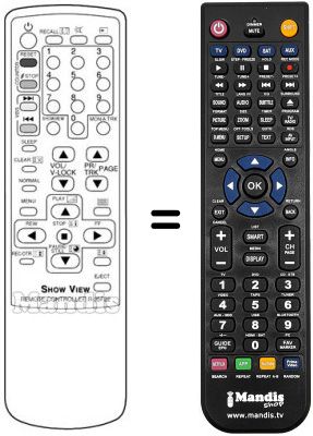 Comandos à distância equivalente Daewoo 21F1T2 Comandos à distância equivalente Daewoo 21F1T2