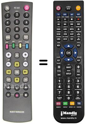 Comandos &agrave; dist&acirc;ncia equivalente RC 143603 / 00