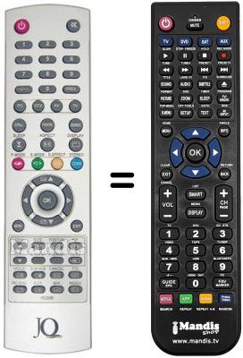 Comandos &agrave; dist&acirc;ncia equivalente JQ LTCUB4201