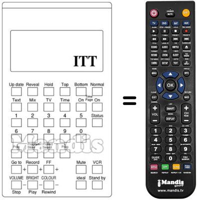 Comandos à distância equivalente RG 303
