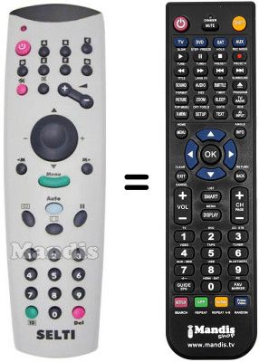 Comandos à distância equivalente STERN AGORA 42'