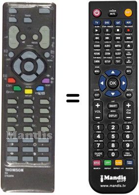 Comandos à distância equivalente Thomson 29 DF 170 G