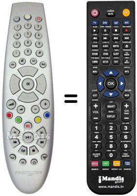 Comandos &agrave; dist&acirc;ncia equivalente URC17010-01R00