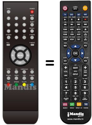 Comandos &agrave; dist&acirc;ncia equivalente United LTW 20X81