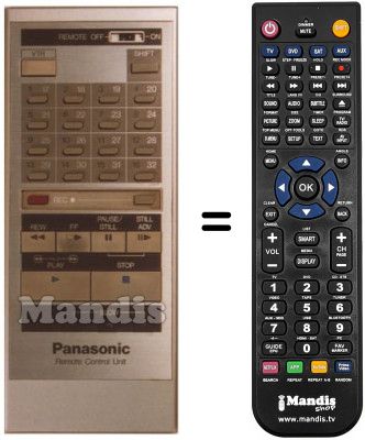 Comandos à distância equivalente VSQ 0419
