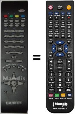 Comandos à distância equivalente Telefunken TE 32917 N17