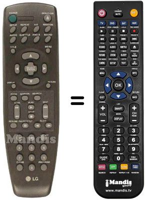 Comandos &agrave; dist&acirc;ncia equivalente Goldstar 2330 P