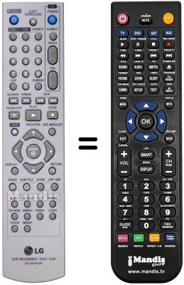 Comandos &agrave; dist&acirc;ncia equivalente Goldstar RC 197