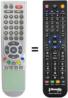 Comandos à distância equivalente Zodiac DZR 2007 FTA