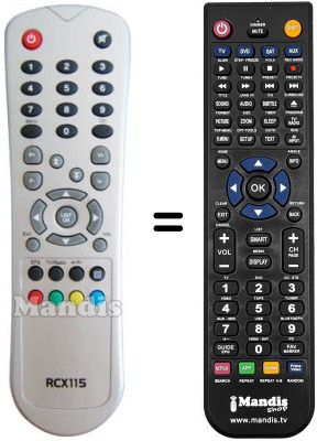 Comandos &agrave; dist&acirc;ncia equivalente Medion MD 24242