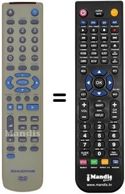 Comandos à distância equivalente Schaub Lorenz SL D 6000