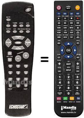 Comandos à distância equivalente Legend SR 200 IP