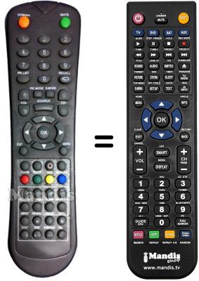 Comandos &agrave; dist&acirc;ncia equivalente OXYGEN 02-26LED115B4