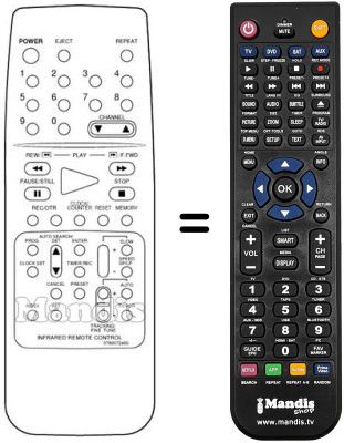 Comandos à distância equivalente Sinudyne SV9084