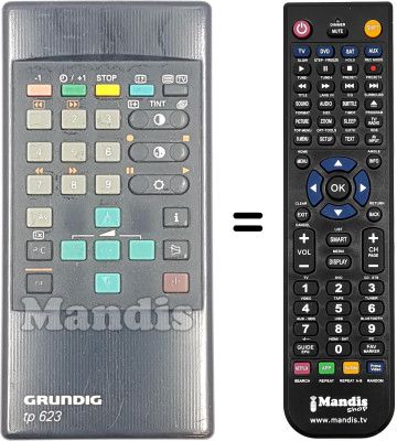 Comandos à distância equivalente Grundig P42040