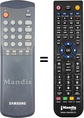 Comandos à distância equivalente Samsung 3F14-00033-320