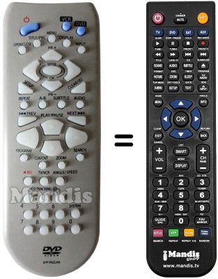 Comandos à distância equivalente Daewoo SD9500S