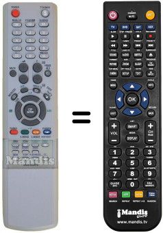 Comandos à distância equivalente Samsung AA59-00357B